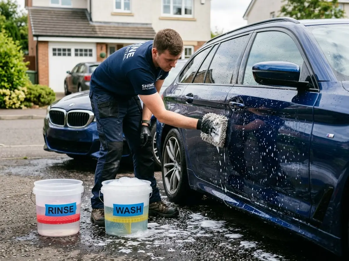 Best hand car wash, two-bucket method in Witham