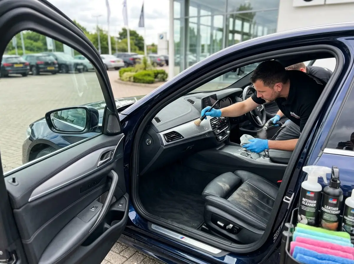 Dealership forecourt car detailing, Witham